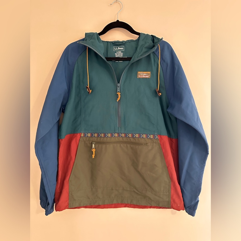 LL Bean Mountain Classic Anorak, Multi-Color